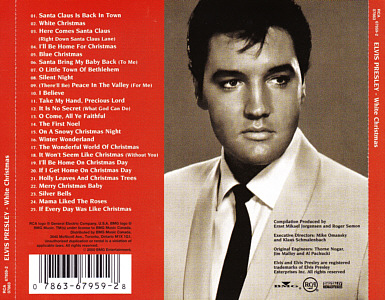 White Christmas - Canada 2018 (made in USA) - Sony Music 07863 67959-2 - Elvis Presley CD
