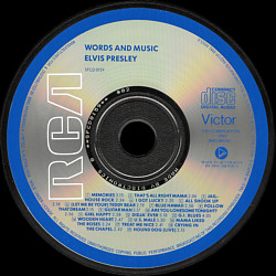 Words And Music - Australia 1988 - BMG SFCD 0159
