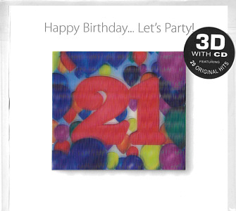20 Funtastic Party Hits - Happy Birthday 21st ... Let's Party  - UK 2007 - Sony BMG / CD Card Company CD594S - Elvis Presley Various Artist CD