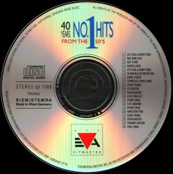 40 Years No. 1 Hits From The 50,s - Netherlands 1988 - EVA 7910462