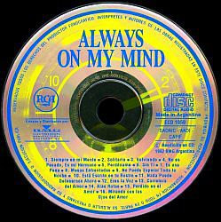 Always On My Mind - Argentina 1992 - BMG Argentina ECD1050