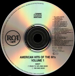 American Hits Of The 60's - Germany 1991 - BMG ND 90477