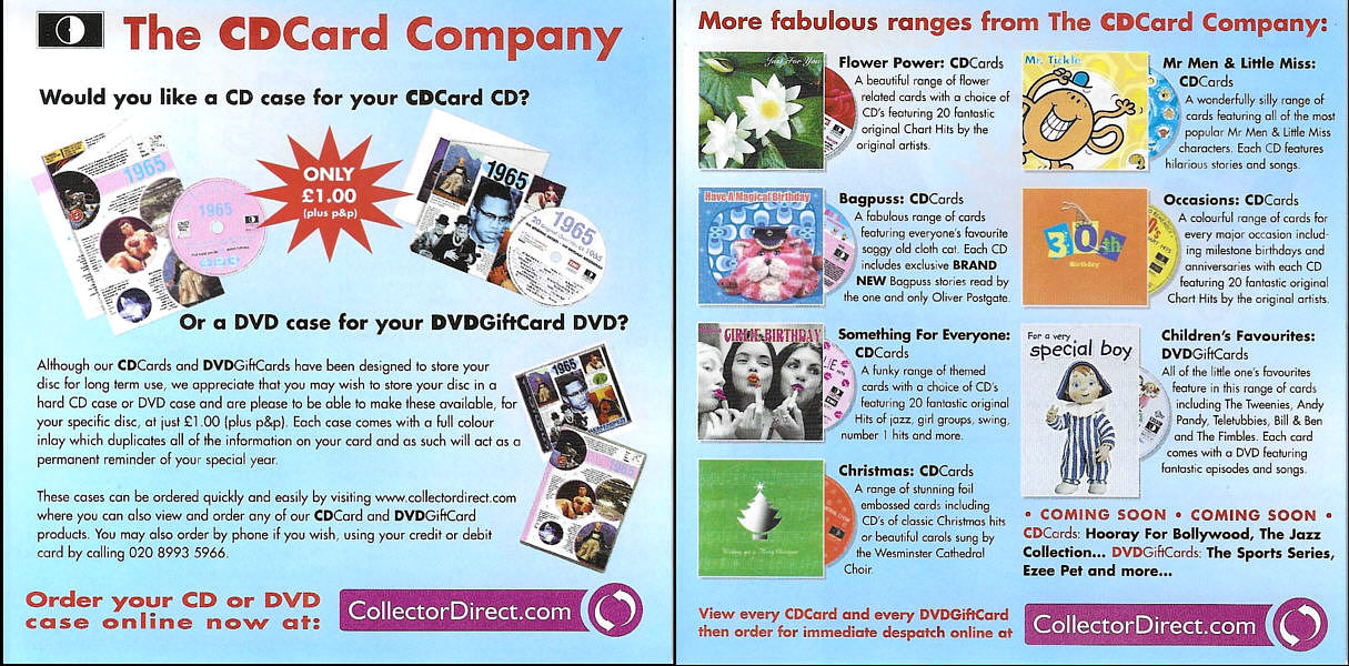 A Time To Remember - The Classic Years 1954 - UK 2006 - Sony / BMG Music Entertainment / CD Card Company CD542S - Elvis Presley Various Artist CD