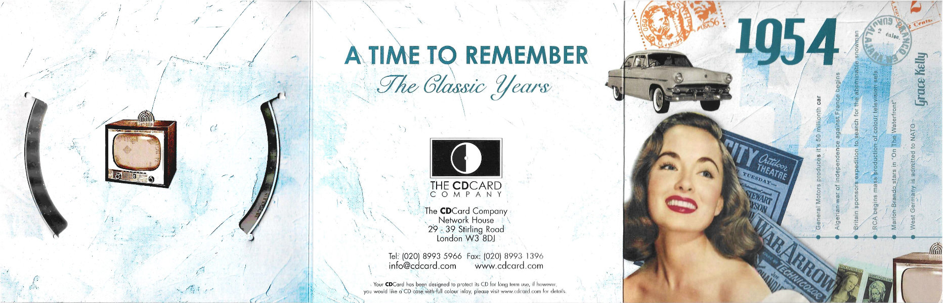 A Time To Remember - The Classic Years 1954 - UK 2006 - Sony / BMG Music Entertainment / CD Card Company CD542S - Elvis Presley Various Artist CD