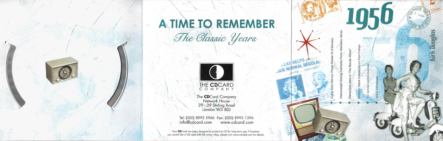 A Time To Remember - The Classic Years 1956 - UK 2006 - Sony / BMG Music Entertainment / CD Card Company CD502S - Elvis Presley Various Artist CD