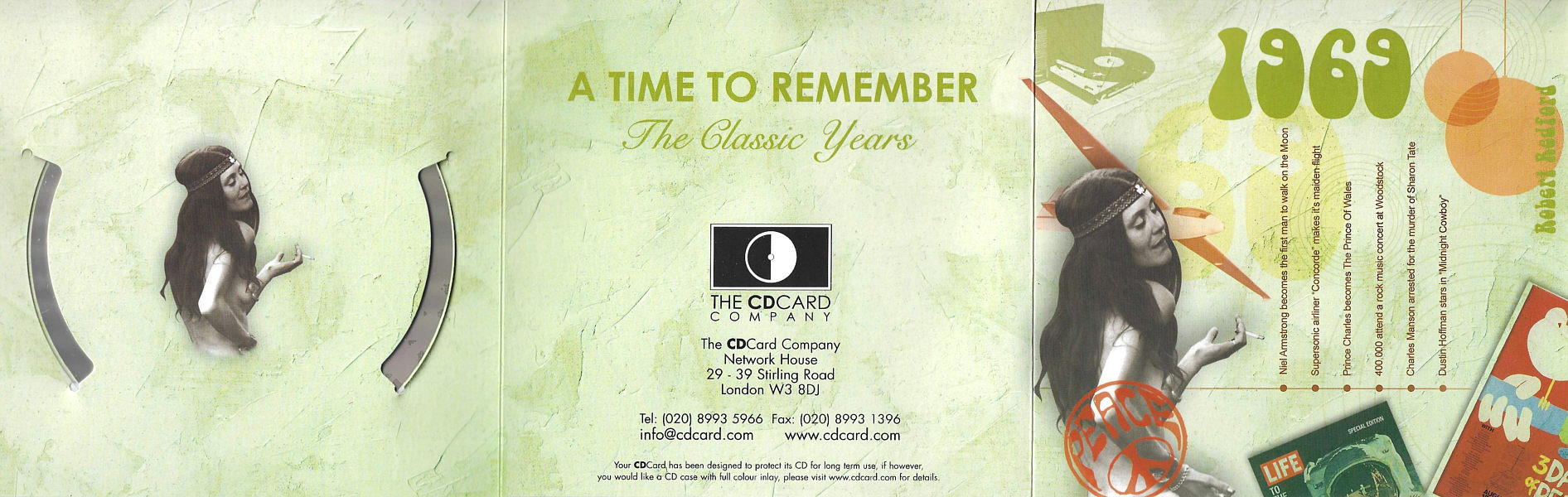 A Time To Remember - The Classic Years 1969 - UK 2006 - Sony / BMG Music Entertainment / CD Card Company CD512S - Elvis Presley Various Artist CD