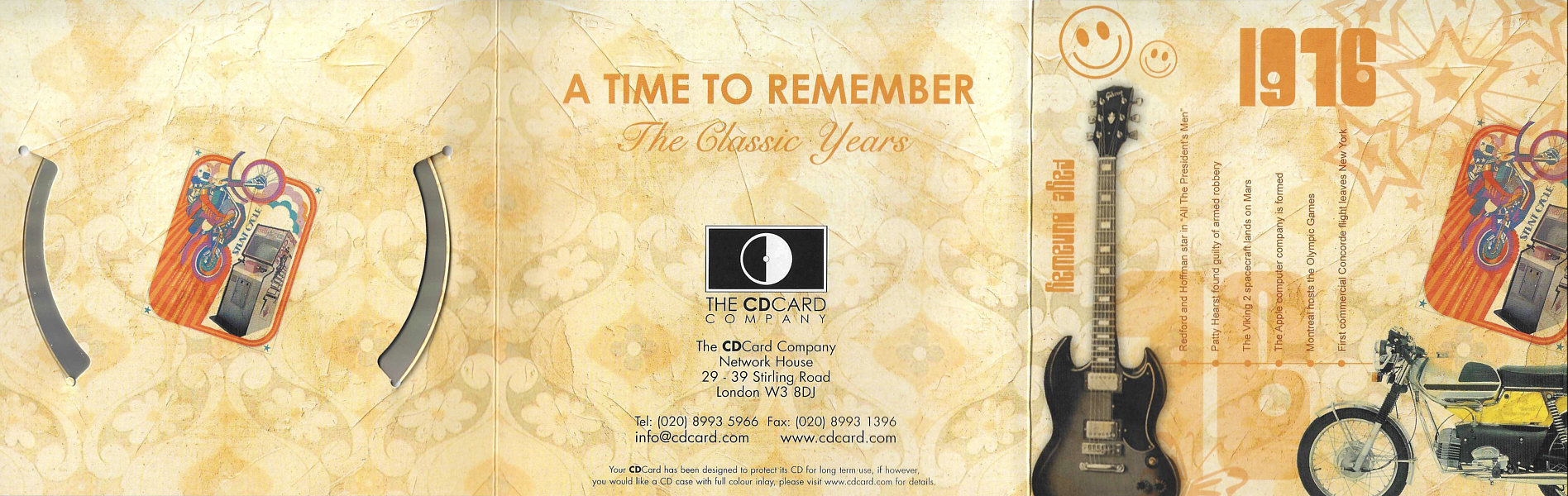 A Time To Remember - The Classic Years 1976 - UK 2006 - Sony / BMG Music Entertainment / CD Card Company CD519S - Elvis Presley Various Artist CD