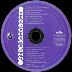 BMG Sampler 1997 Vol. 6 - Taiwan 1997 - BMG - Elvis Presley Various Artists CD