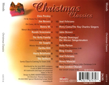 Christmas Classics - EU 2000 - BMG 74321 78747 2