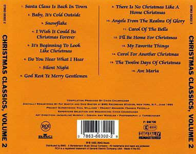 Christmas Classics - EU 2000 - BMG 74321 78747 2