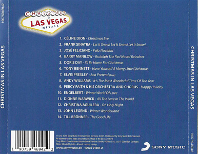 Christmas In Las Vegas - Germany 2019 - Sony Music 19075 94694 2 - Elvis Presley Various Artist CD