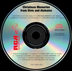 Christmas Memories From Elvis & Alabama - USA 1991 - BMG ATCD 2106-2