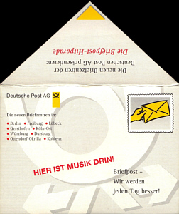 Die Briefpost Hitparade - Germany 1995 - Deutsche Post AG 9.132