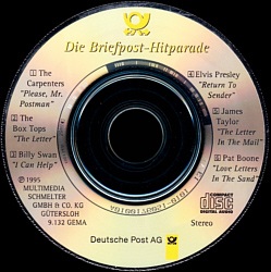 Die Briefpost Hitparade - Germany 1995 - Deutsche Post AG 9.132