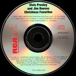 Elvis Presley & Jim Reeves - Christmas Favourites - USA 1991 - BMG ATCD-2107-2