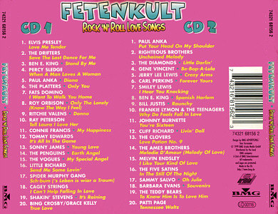 Fetenkult - Rock 'n' Roll Love Songs - EU 1999 - BMG/Ariola 74321 68153 2