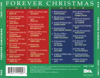 Forever Christmas - BMG Ariola 74321-111402 - Netherlands 1992