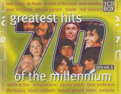 Greatest Hits Of The Millennium 70's Vol. 1 - BMG 1999 Netherlands 7421673352 -  Elvis Presley Various Artists CD