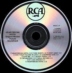 Heartbreak Hotel - USA 1988 - BMG 8533-2-R