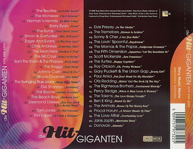 Die Hit-Giganten -Hits der 60er - Germany 2005 - Sony Music