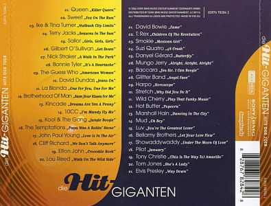 Die Hit-Giganten - Hits der 70er - Germany 2006 - Sony-BMG
