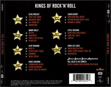 Kings Of Rock 'n' Roll - 7 Guys Who Changed The World Forever - BMG 82876624312  - Various Artists