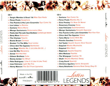 Latin Legeneds - EU 2003 -  Telstar & BMG TTVCD3271 - Elvis Presley Various Artist CD