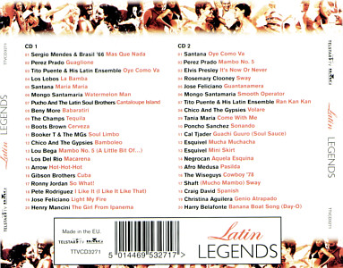 Latin Legeneds - EU 2003 - Telstar & BMG TTVCD3271 - Elvis Presley Various Artist CD