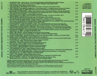 Nipper's Greatest Hits - The 50's Volume 2 - USA 1988 - RCA 8467-2-R