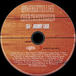 Onvergetelijke Countrysterren - Netherlands 2011 - Sony Music / Readers's Digest 88697906112 -  Elvis Presley Various Artists CD
