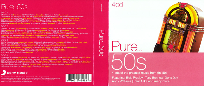 Pure.... 50s - EU 2012 - Sony Music 88691946452 -  Elvis Presley Various Artists CD
