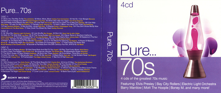 Pure.... 70s - EU 2013 - Sony Music 88883750562 -  Elvis Presley Various Artists CD