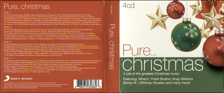 Pure.... Christmas - EU 2011 - Sony Music 88697962882 -  Elvis Presley Various Artists CD