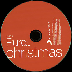 Pure.... Christmas - EU 2011 - Sony Music 88697962882 -  Elvis Presley Various Artists CD