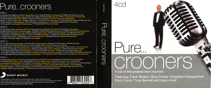 Pure.... Crooners - EU 2011 - Sony Music -  Elvis Presley Various Artists CD