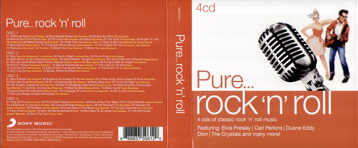 Pure.... Rock 'n' Roll - EU 2013 - Sony Music 88883750612 -  Elvis Presley Various Artists CD