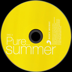 Pure.... Summer - EU 2011 - Sony Music 88697910292 -  Elvis Presley Various Artists CD