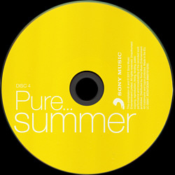 Pure.... Summer - EU 2011 - Sony Music 88697910292 -  Elvis Presley Various Artists CD