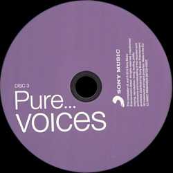 Pure.... Voices - EU 2012 - Sony Music 88725449932 - Elvis Presley Various Artists CD
