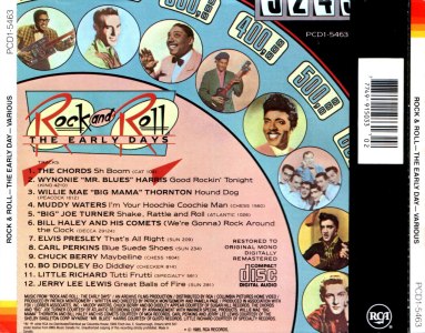 Rock & Roll - The Early Days - Canada 1995 - BMG PCD1-5463