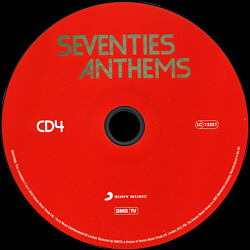Seventies Anthems - Sony Music DMGTV068 - UK 2018 -  Elvis Presley Various Artists CD