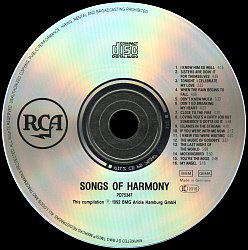 Songs Of Harmony - Die Schönsten Pop-Duette der Welt - Germany 1992 - BMG Ariola PD 75347