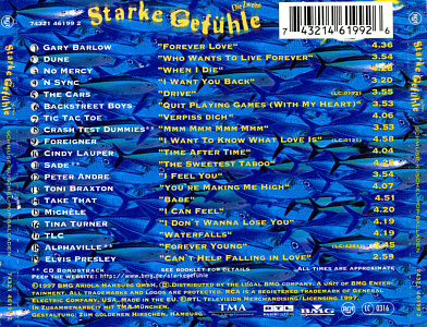 Starke Gefühle, Die Zweite - BMG Germany 1997 - BMG Ariola 74321 46199 2