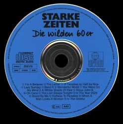 Starke Zeiten - Die Wilden 60er - Germany 1987 - BMG Ariola 258 570