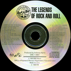 The Legends Of Rock And Roll  (Dick Clark's American Bandstand) - USA 1989 - BMG  - Elvis Presley CD Various Artists