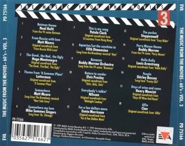 The Music From The Movies - Vol. 3 - Netherlands 1991 - EVA PD 75166