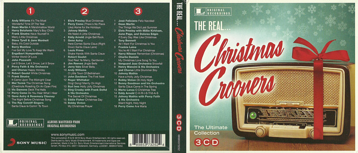 The Real... Christmas Crooners  - EU 2016 -  Sony Music ‎– 88985373252  -  Elvis Presley Various Artists CD
