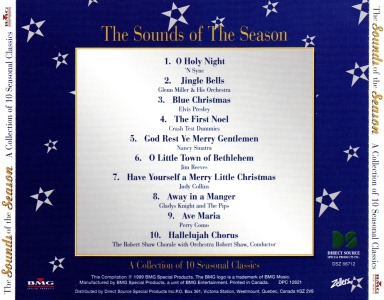 The Sounds Of The Season - Canada 1999 (except Qubec) - BMG DPC 12621