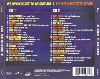 Die Ultimative Chartshow - Die erfolgreichsten Sngerinnen & Die erfolgreichsten Snger- Germany 2002 - BMG