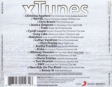 Xtunes / Top International Christmas Hits - Germany 2012 - Sony Music 88725411932 -  Elvis Presley Various Artists CD